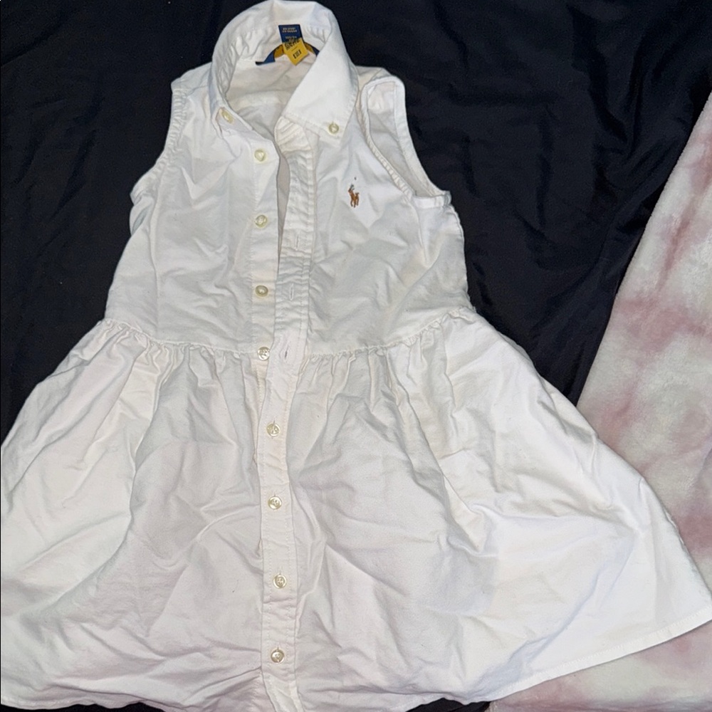 Ralph Lauren White Kids Dress
